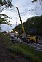 VU Gefahrgut LKW umgestuerzt A 4 Rich Koeln Hoehe AS Gummersbach P488